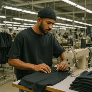 Fabrication textile streetwear : le t-shirt oversize comme pièce maîtresse